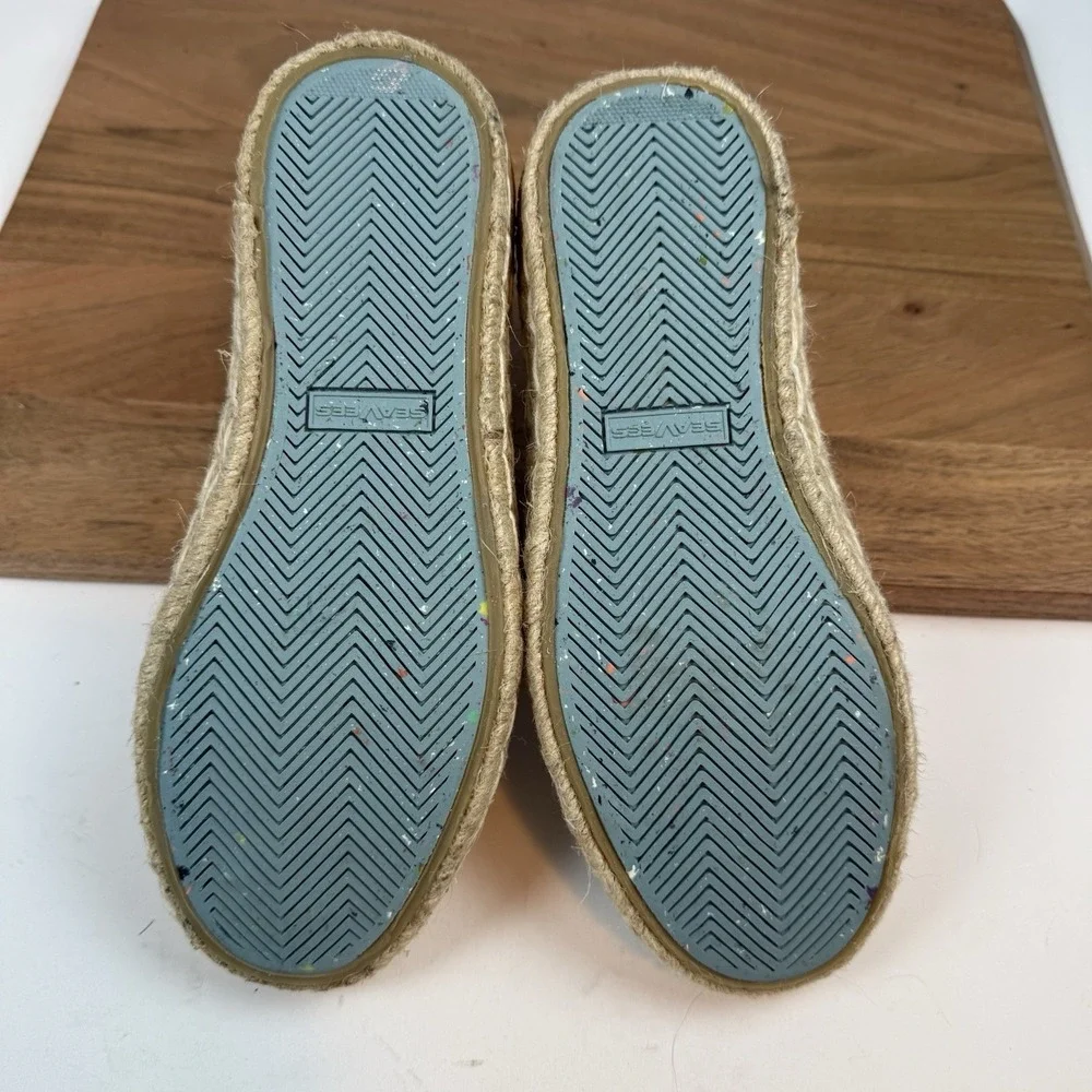 New Womens Seavees Coronado Espadrille Lace-Up Sneakers Shoes‎ Size 7 M